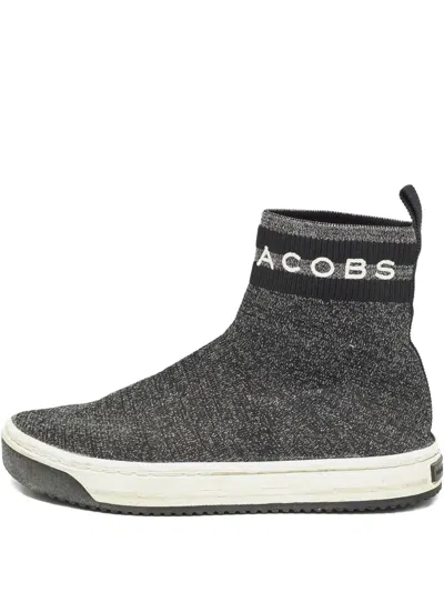 Pre-owned Marc Jacobs Vintage  Sock Sneakers In Black