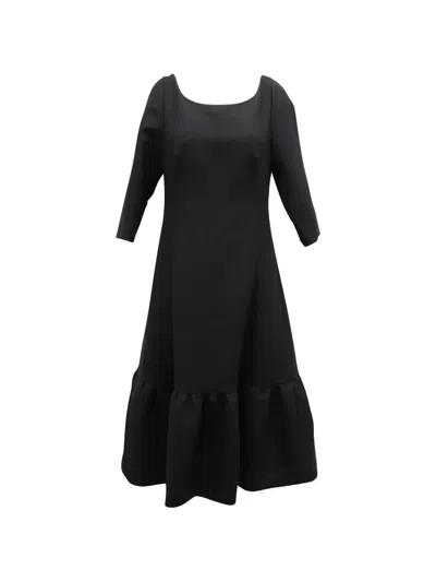 Pre-owned Marc Jacobs Vintage Scoop-neck Maxi Dress In Black