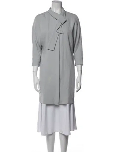 Pre-owned Marc Jacobs Vintage Silk Coat In Blue