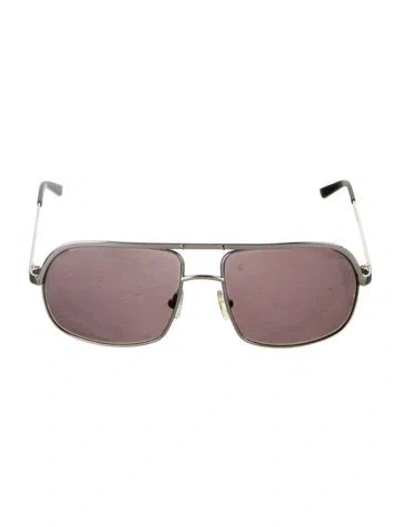Pre-owned Marc Jacobs Vintage Square Sunglasses In Silver
