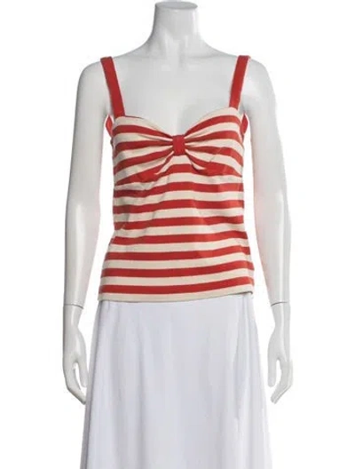Pre-owned Marc Jacobs Vintage Striped Top In Neutrals