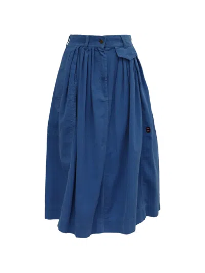 Pre-owned Marc Jacobs Vintage The Found Pleated Skirt In Blue