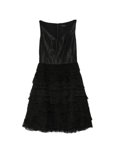 Pre-owned Marc Jacobs Vintage Tiered Tulle Dress In Black