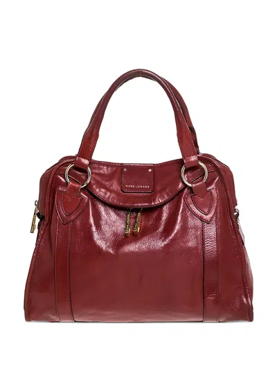 Pre-owned Marc Jacobs Vintage Wellington Fulton Leather Tote Bag In Red