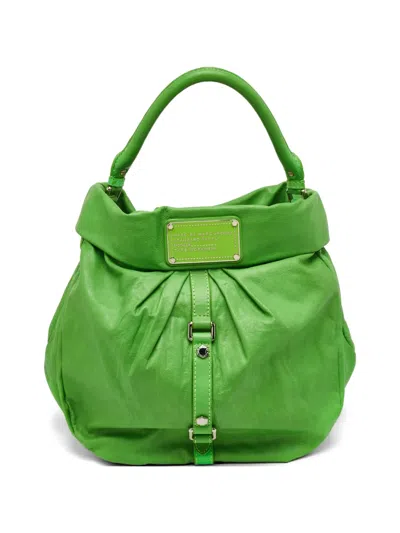 Pre-owned Marc Jacobs Vintage Workwear Leather Shoulder Bag In Green