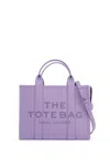 Marc Jacobs The Leather Medium Tote Bag In Wisteria