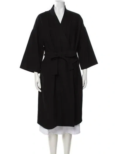 Pre-owned Marc Jacobs Virgin Wool Coat In Black
