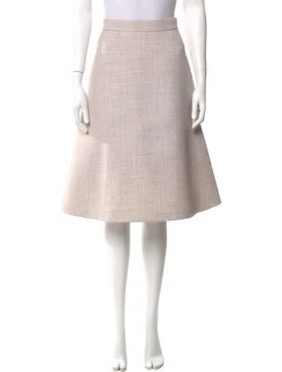 Pre-owned Marc Jacobs Virgin Wool Knee-length Skirt In Brown
