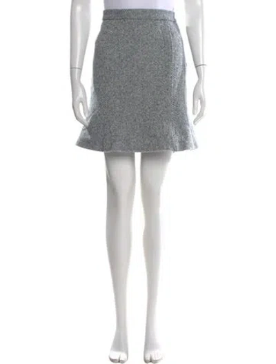 Pre-owned Marc Jacobs Virgin Wool Mini Skirt In Multi