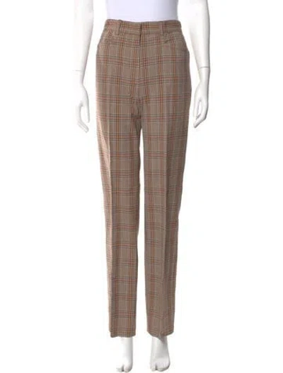 Pre-owned Marc Jacobs Virgin Wool Straight Leg Pants W/ Tags In Neutrals