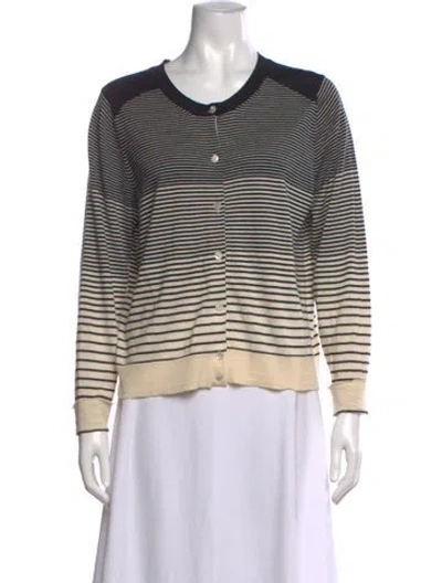 Pre-owned Marc Jacobs Virgin Wool Striped Sweater