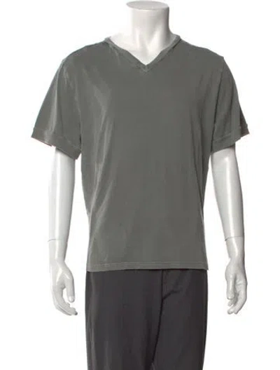 Pre-owned Marc Jacobs V-neck Short Sleeve T-shirt In Green