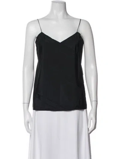 Pre-owned Marc Jacobs V-neck Sleeveless Top In Black