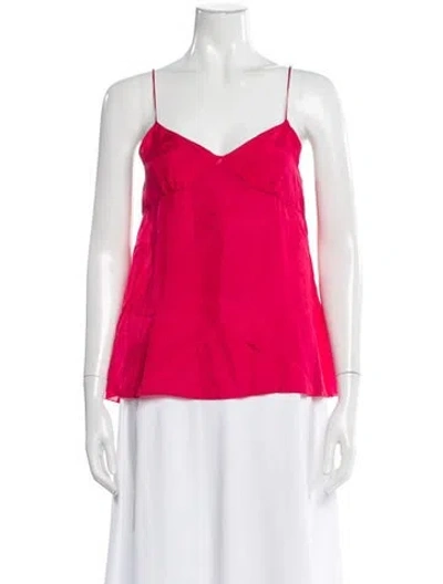 Pre-owned Marc Jacobs V-neck Sleeveless Top In Pink