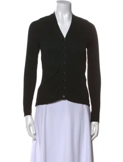 Pre-owned Marc Jacobs V-neck Sweater In Black