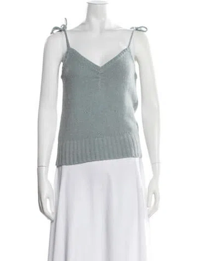 Pre-owned Marc Jacobs V-neck Sweater In Blue