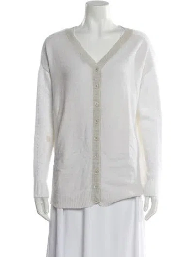 Pre-owned Marc Jacobs V-neck Sweater In Neutral