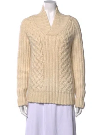Pre-owned Marc Jacobs V-neck Sweater In Neutrals