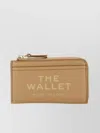 Marc Jacobs Wallet Leather Textured Unique Finish In Brown