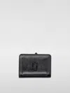 Marc Jacobs The Mini Compact Wallet In Black Leather In Black