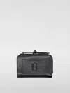 Marc Jacobs Black Leather Utility Snapshot Dtm Slim Wallet In Black