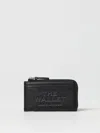 Marc Jacobs The Top Zip Multi Wallet In Black Leather In Black
