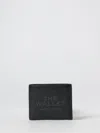 Marc Jacobs Grained Leather Bi-fold Wallet In Black