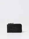 Marc Jacobs The Leather Top Zip Black Multi Wallet In 黑色