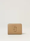 Marc Jacobs The Covered J Marc Mini Compact Wallet In Brown