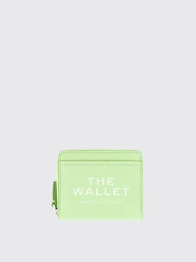 MARC JACOBS WALLET MARC JACOBS WOMAN COLOR GREEN,G41317012