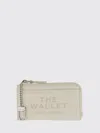 Marc Jacobs The Wallet Grained Leather Wallet In White