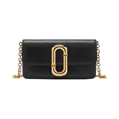 Pre-owned Marc Jacobs Wallet On Chain 'black' | Women's Size Onesize