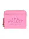 Marc Jacobs Mini Compact Wallet Coin Pocket In Fuchsia