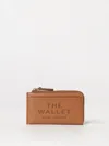 Marc Jacobs Logo-embossed Leather Wallet In Brown