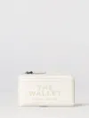 Marc Jacobs The Wallet Grained Leather Wallet In White