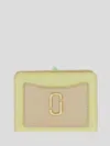Marc Jacobs Compact Mini Wallet With Gold Logo Accent