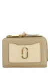 Marc Jacobs Khaki Leather Utility Snapshot Dtm Slim Wallet