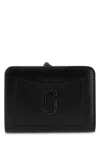 Marc Jacobs Black Leather Mini The Utility Snapshot Dtm Wallet In Black