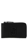 Marc Jacobs Women Black Leather Card Holder