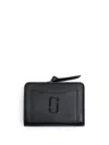 Marc Jacobs Black Leather Mini The Utility Snapshot Dtm Wallet In Black