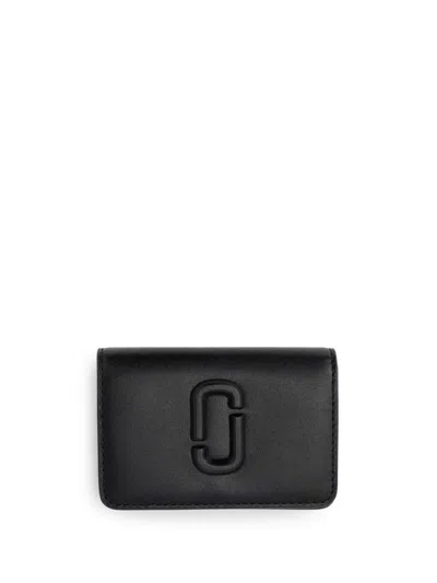 Marc Jacobs Black The Covered J Marc Mini Wallet