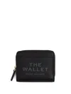 Marc Jacobs The Mini Compact Wallet Leather In Black