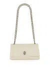 Marc Jacobs The Dual Chain Leather Wallet On A Chain In Beige