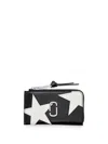 Marc Jacobs The Star Patchwork Utility Snapshot Wallet In Black