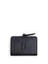 Marc Jacobs Black Leather Mini The Utility Snapshot Dtm Wallet In Black