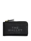 Marc Jacobs Top Zip Multi Wallet With Key Ring Attachment In Black