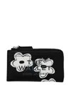 Marc Jacobs The Daisy Top Zip Multi Wallet In Black