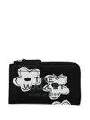 Marc Jacobs The Daisy Top Zip Multi Wallet In Black