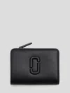 Marc Jacobs Black Leather Mini The Utility Snapshot Dtm Wallet In Black