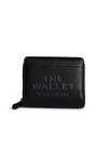 Marc Jacobs Womens Black The Mini Compact Leather Wallet In Black